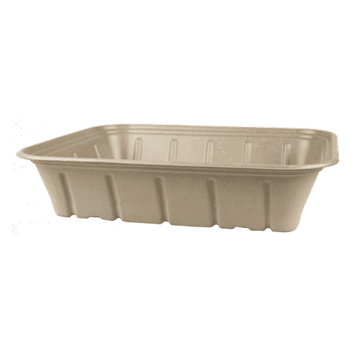 Half Size (120 oz) Fiber Catering Pan with PLA Lining (200/case)