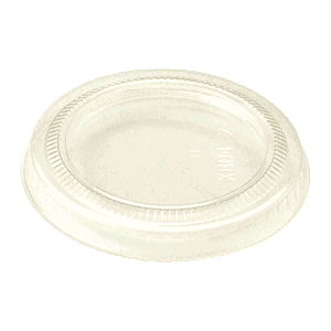 LID PLA - 2 oz Portion Cup, Clear