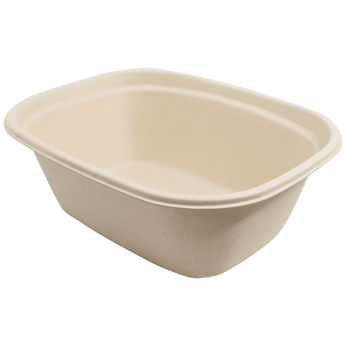 48 oz Fiber Food Container, Lined