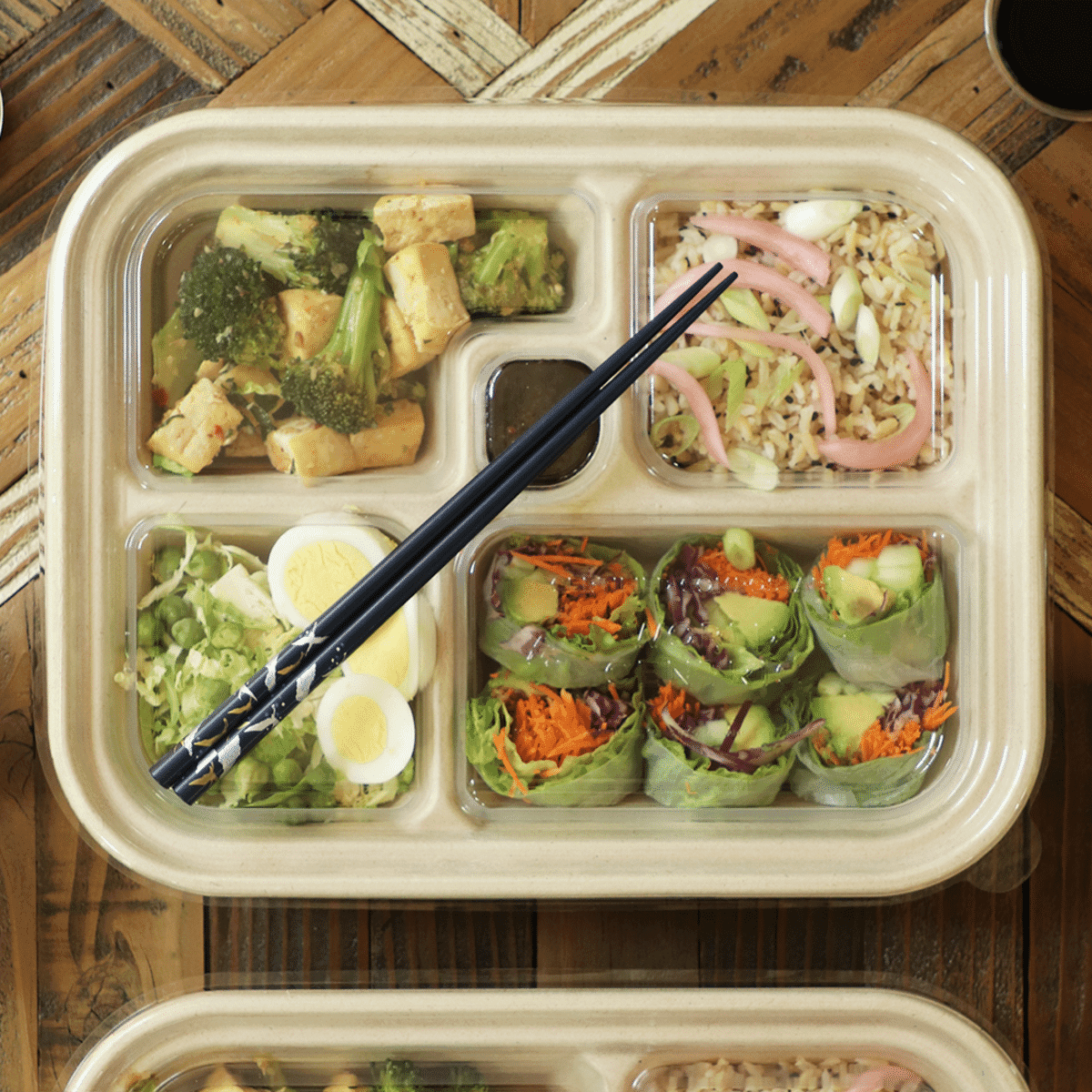 Clear PLA Lid - fits Fiber Bento Box - Image 2