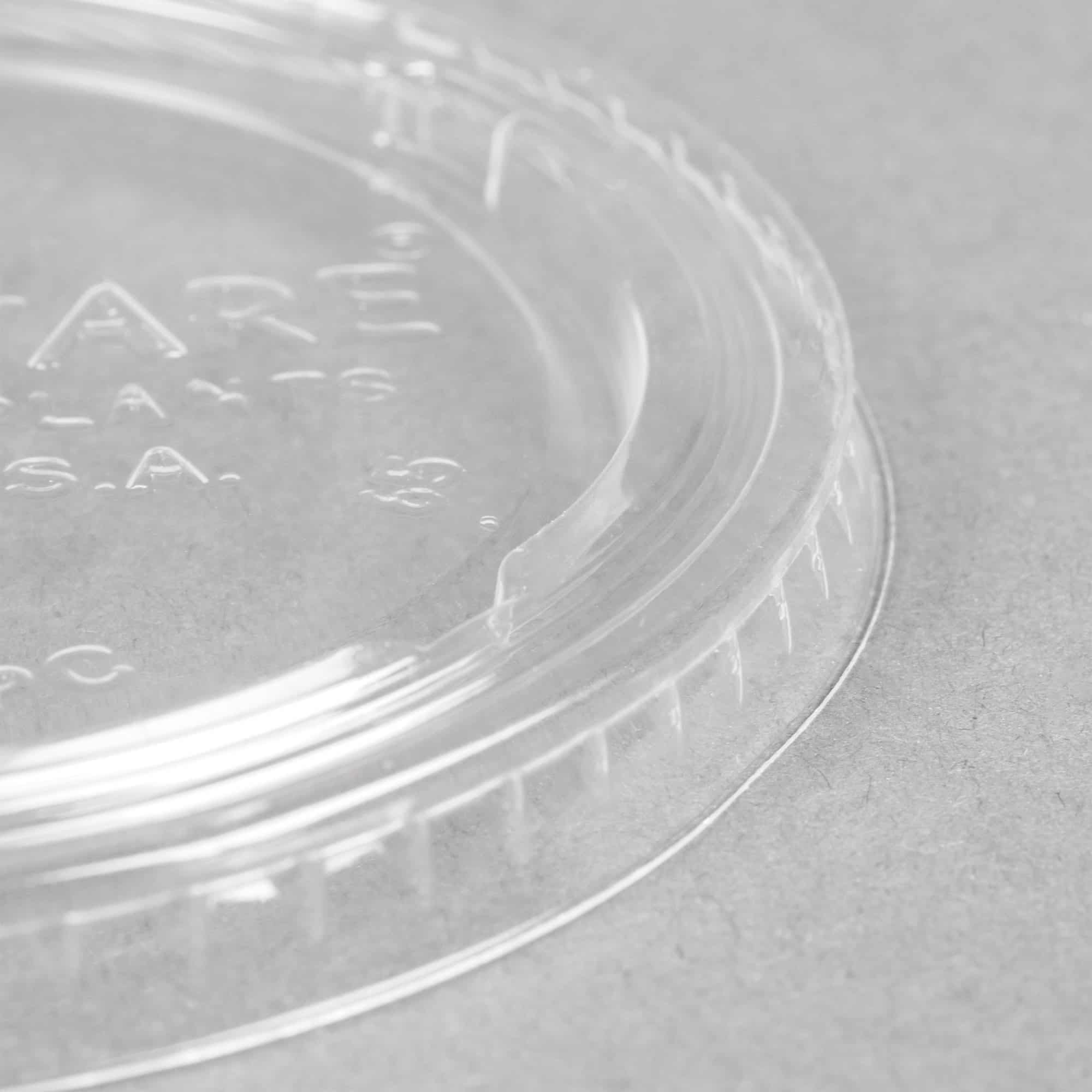 Clear PLA Lid - fits 4 oz Clear Portion Cup - Image 4