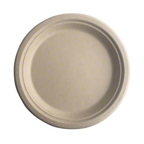 9" Round Fiber Plate