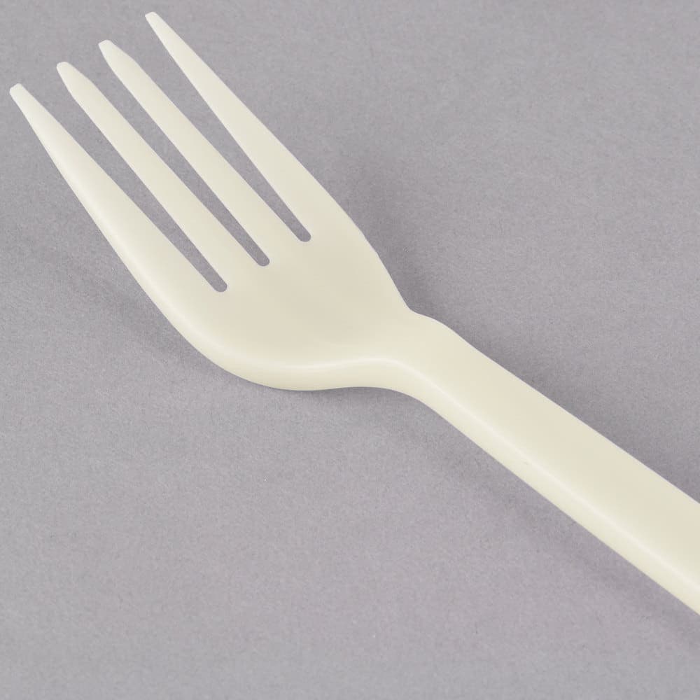 7 plant starch forks wrapped 750 cs