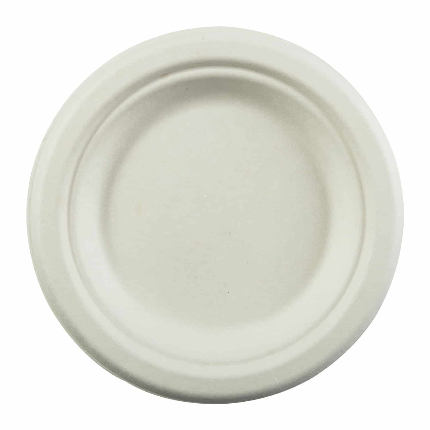 6" Round Fiber Plate