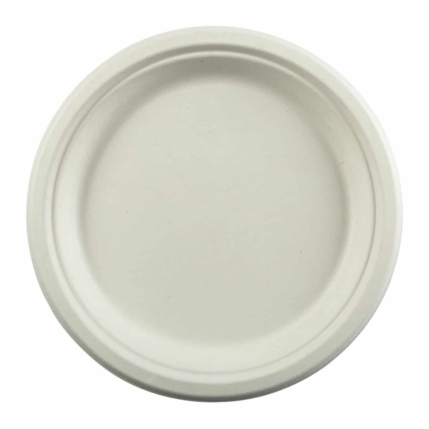 9" Round Fiber Plate