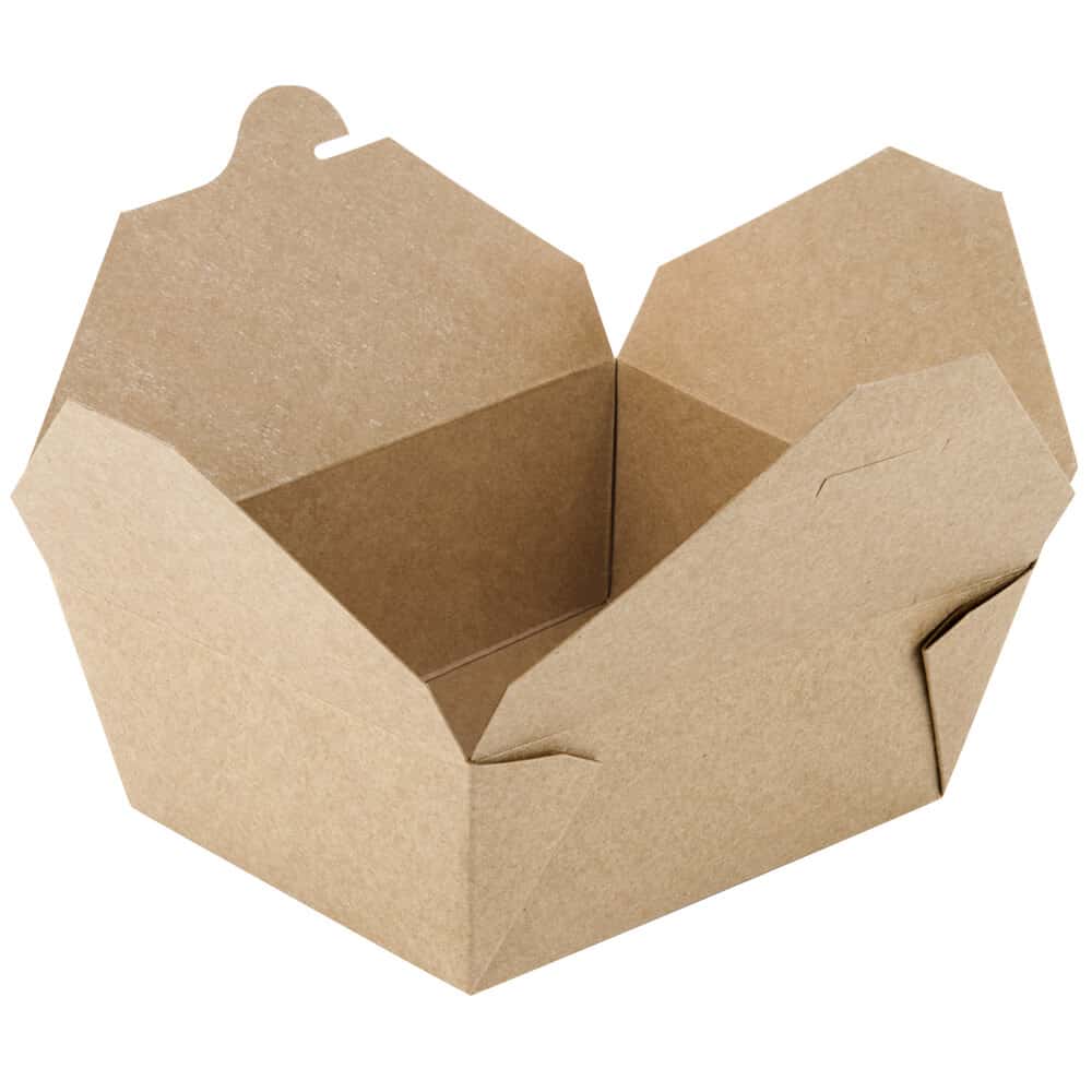 #8 Paper Folded Carton, Brown Kraft