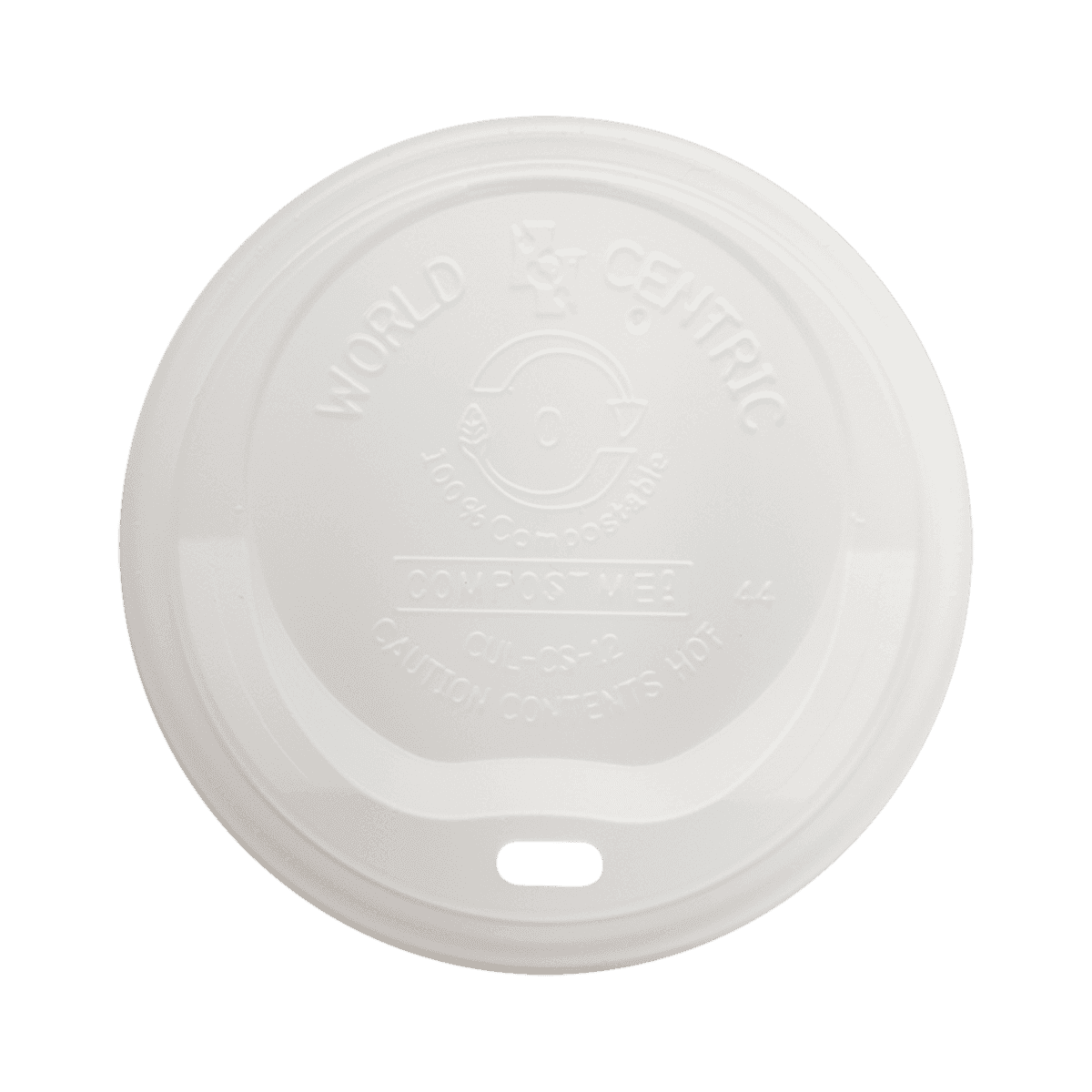 PLA Lid - fits 10-20 oz Paper Hot Cups
