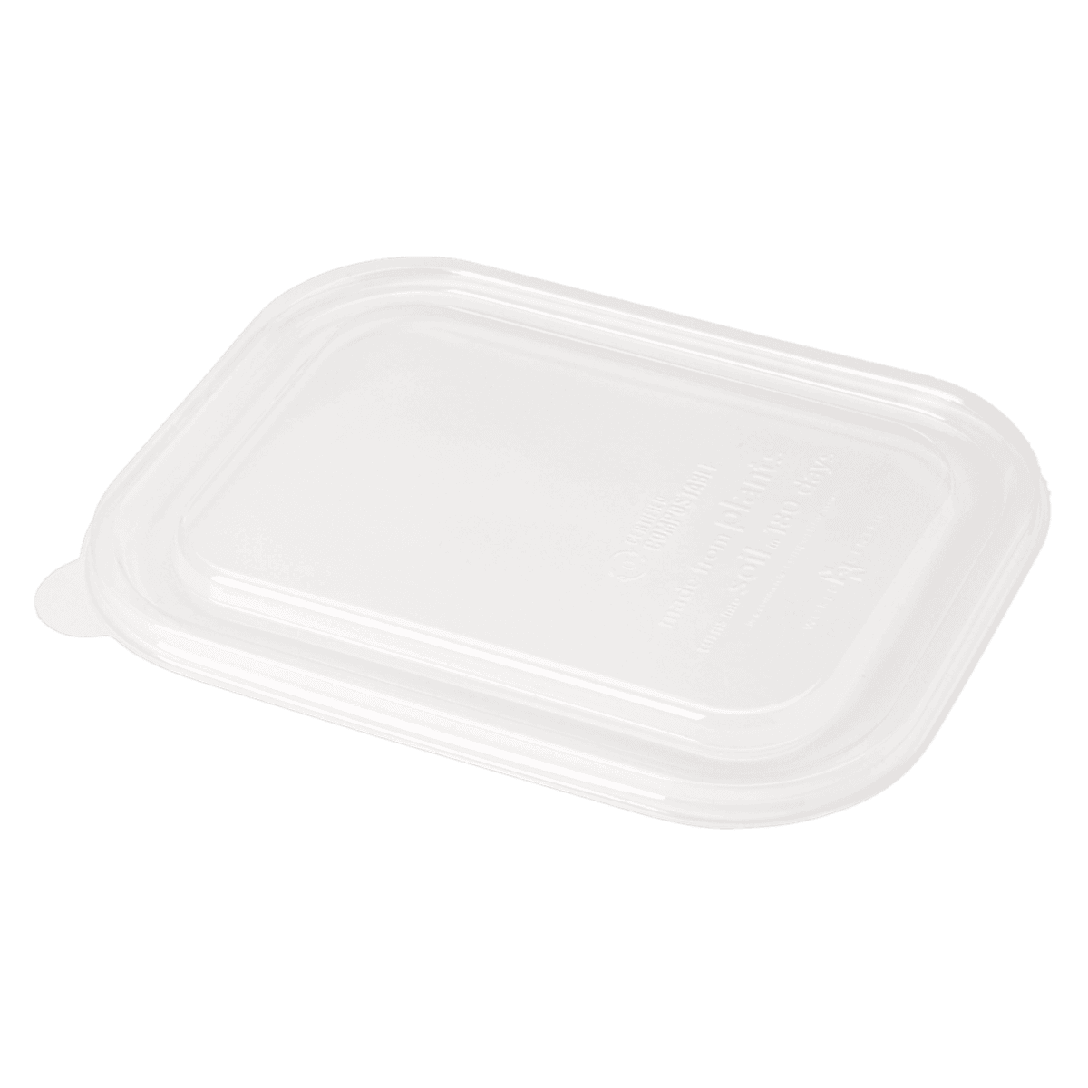 Clear PLA Lid - fits 17 oz Fiber Food Container