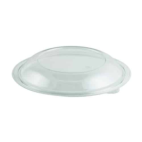 Clear PET Lid Dome, Fits 32-48 oz Clear Bowls, 300 case