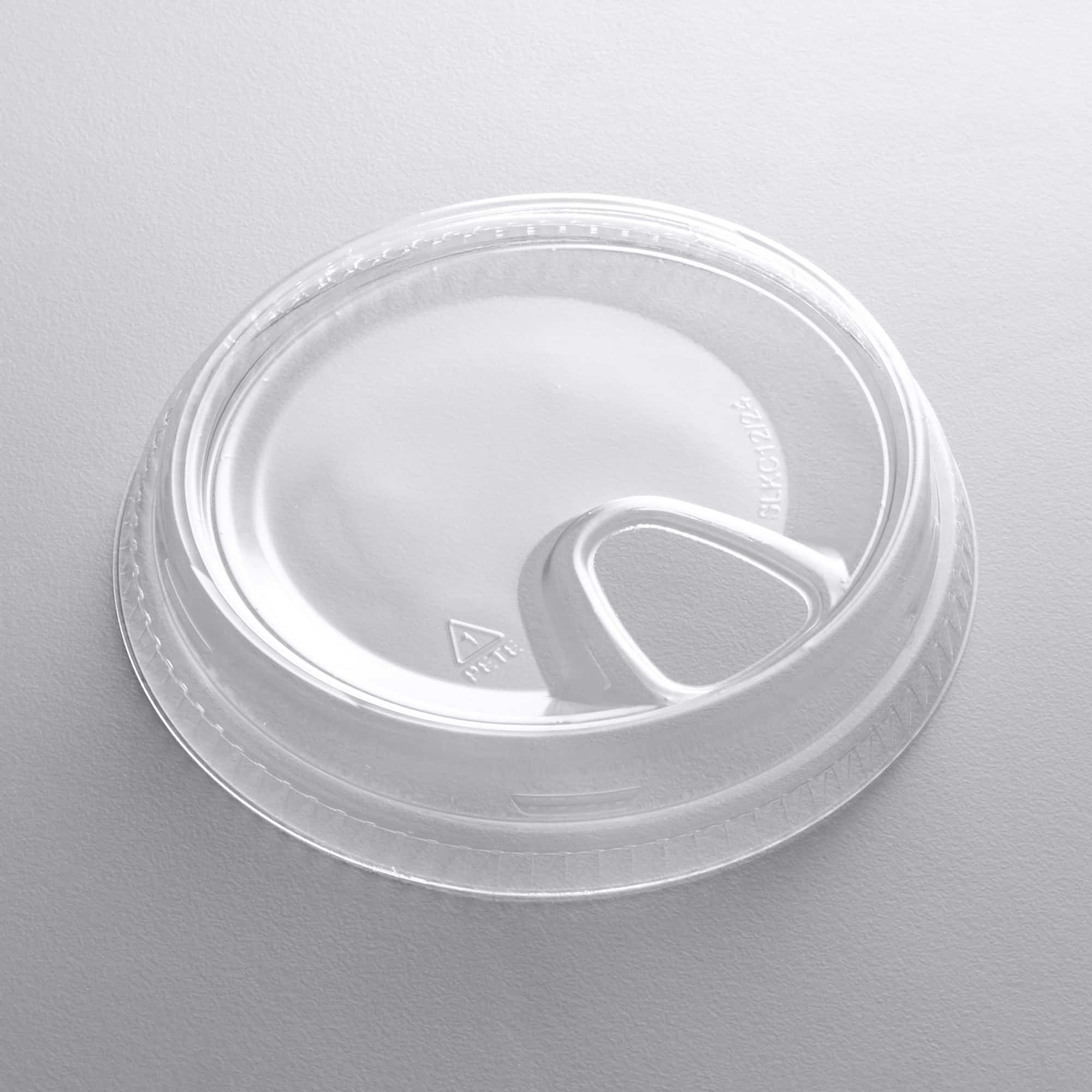 Strawless PET Sip Lid, Fits 12-24oz Clear PET Cups
