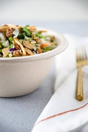 compostable fiber bowl