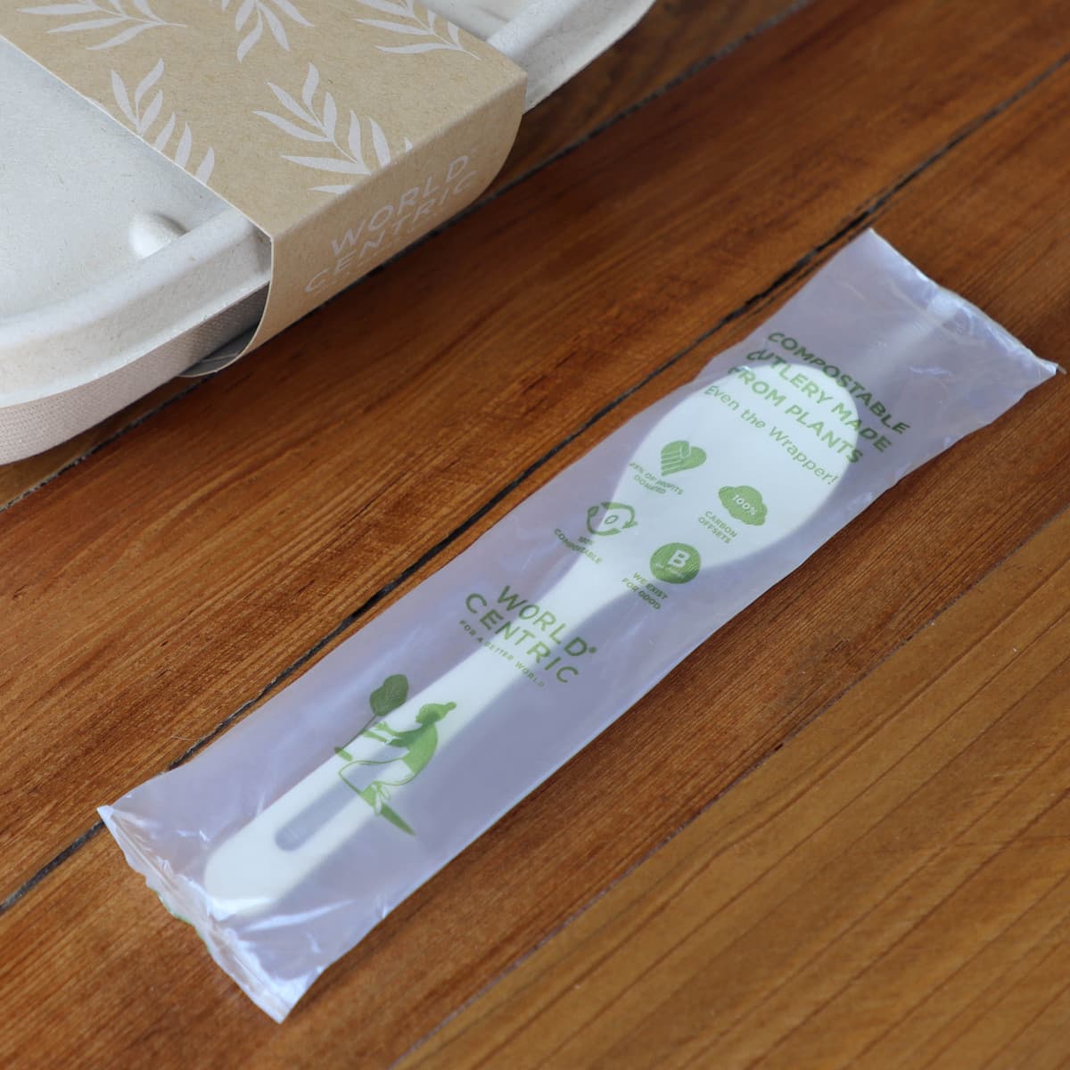 6" Individually Wrapped Teaspoon - Image 2