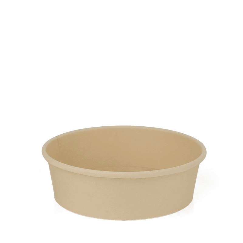 16 oz Kraft Paper Salad Bowl, PLA Lined