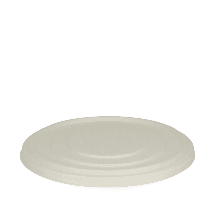 Clear CPLA Lid - fits 16-32 oz Kraft Paper Salad Bowls