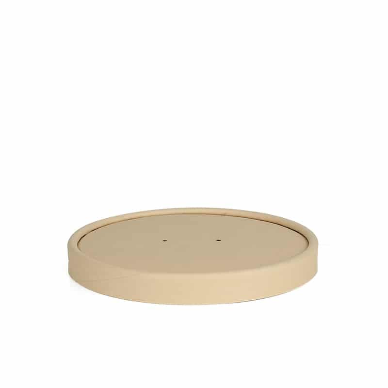 Paper Lid, PLA Lined - fits 8S-32 oz Paper Soup Containers