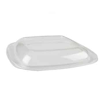 Dome PET Lid - fits 80-160 oz Square PET Bowls