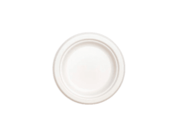 6" Round Fiber Plate