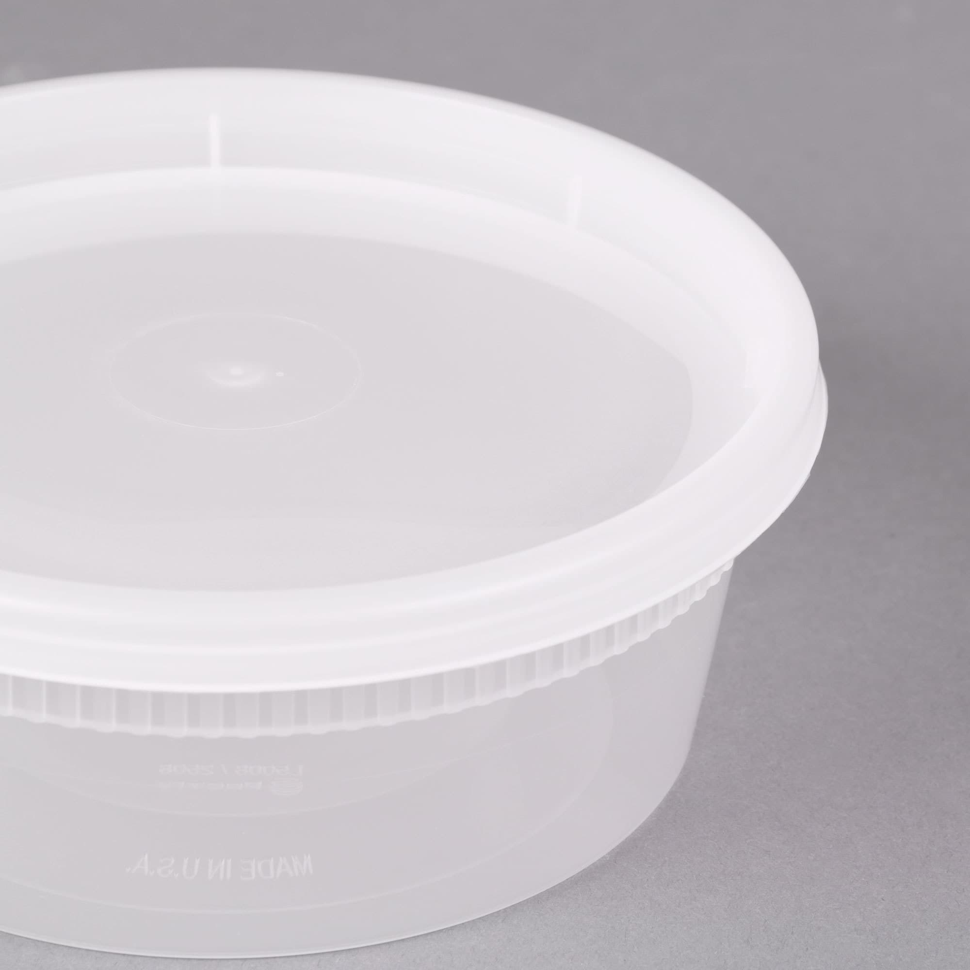 8 oz Round PP Deli Container with Lid - Image 8