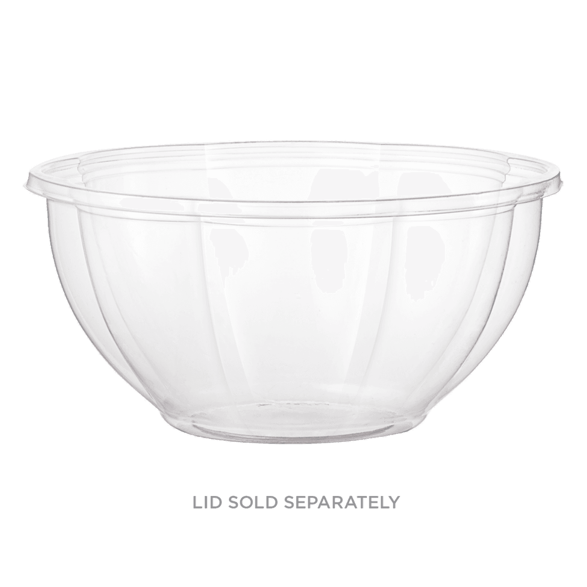32 oz Round PLA Bowl, Clear - Image 2
