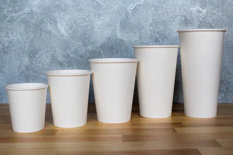 6 oz Paper Hot Cup, White