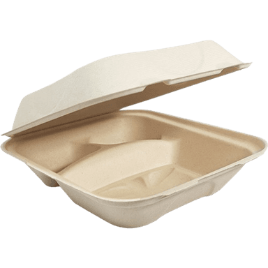 3-Compartment Clamshells