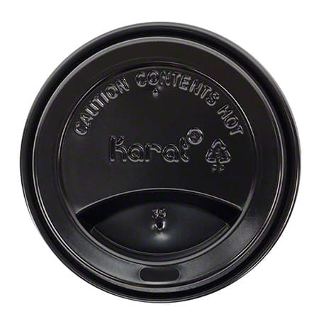 Black Sip Lid - fits 10-24 oz Paper Hot Cups
