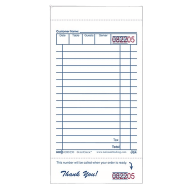 Guest Checks