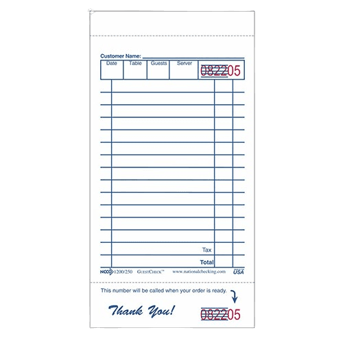 Guest Checks