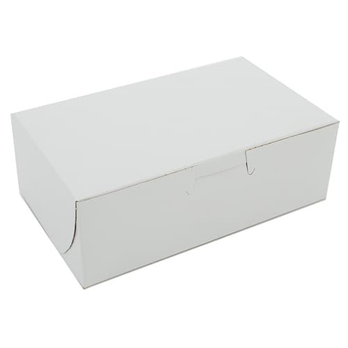 Southern Champion 6 1/4" x 3 3/4" x 2 1/8" White Non-Window Bakery Box