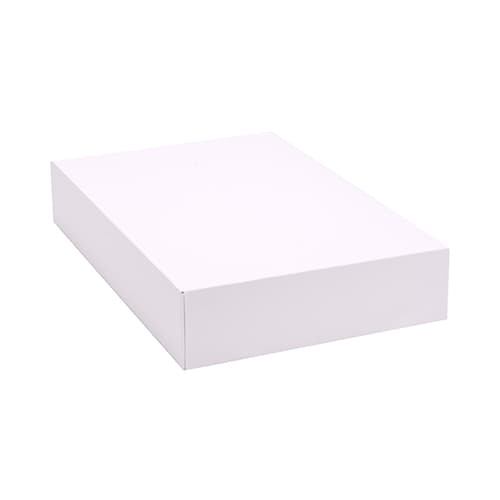 Southern Champion 12" x 8" x 2.75" White Non-Window Bakery Box