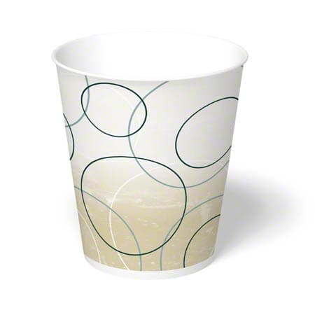 12 oz. Squat Champagne Paper Cold Cup