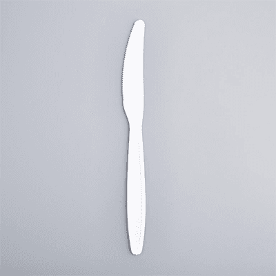 Vintage White Heavy Weight Plastic Knife