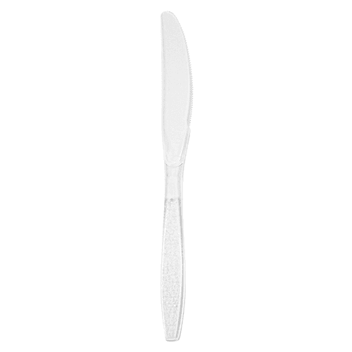 Berk Clear Heavy Weight Plastic Knife