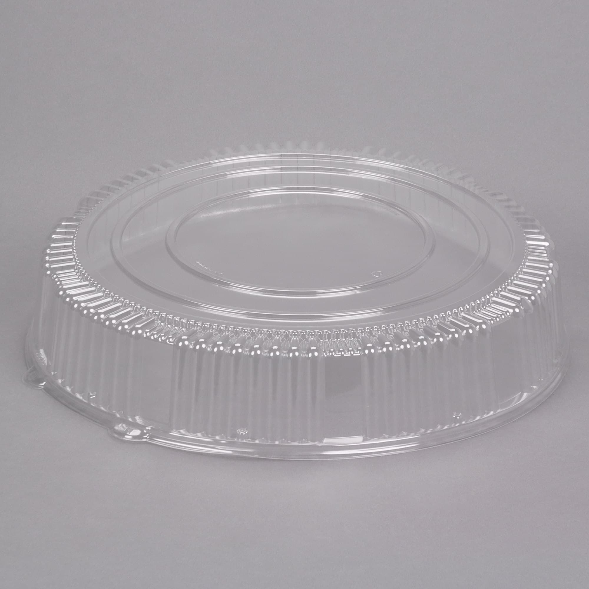 WNA Comet A18PETDM Caterline 18" Clear PET Plastic Round Dome Lid