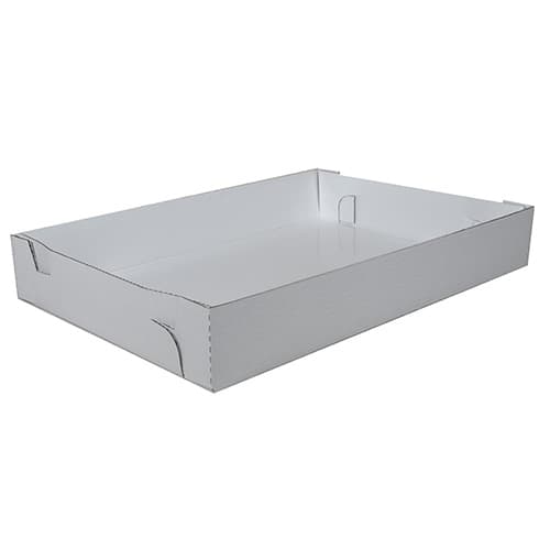 Southern Champion 26" x 18 1/16" x 4" White Full Sheet Corrugated Cake / Bakery Box Bottom