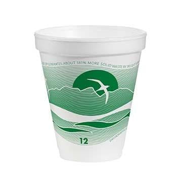 Dart 12J16H 12 oz. Horizon Foam Cup
