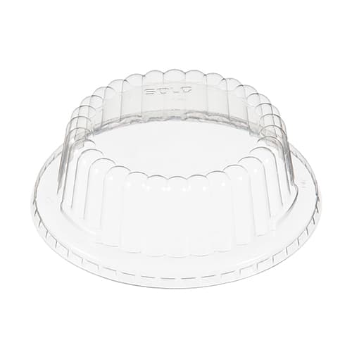 Solo 16 oz Dome PET Plastic Food Container Lid - Clear