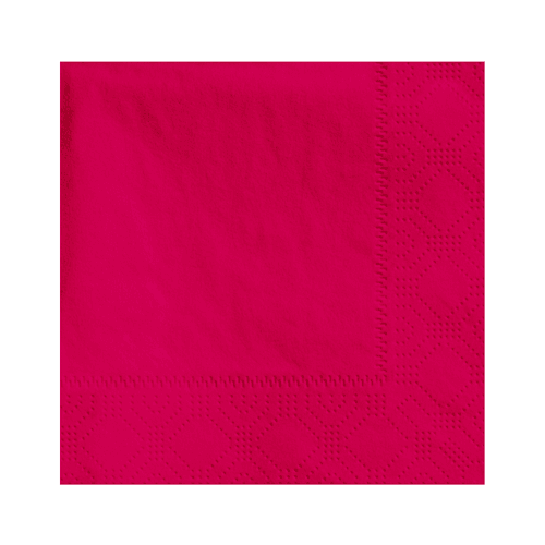 Hoffmaster 4.75 " Regal Embossed 2-Ply Red Beverage Napkins