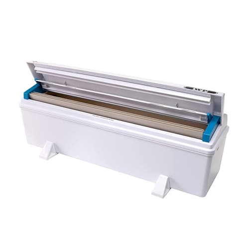 Western Plastics WP-180D 18" WrapMaster Dispenser for Food Film Rolls, White