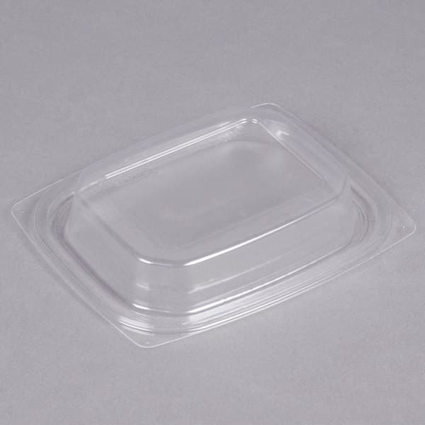 Dart ClearPac 8, 12, 16 oz. Clear Snap-On Plastic Dome Lid