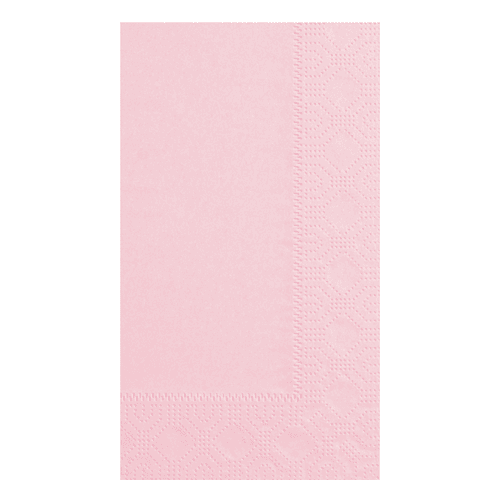 Hoffmaster 15" x 17" Regal Embossed 2-Ply Pink Dinner Napkins