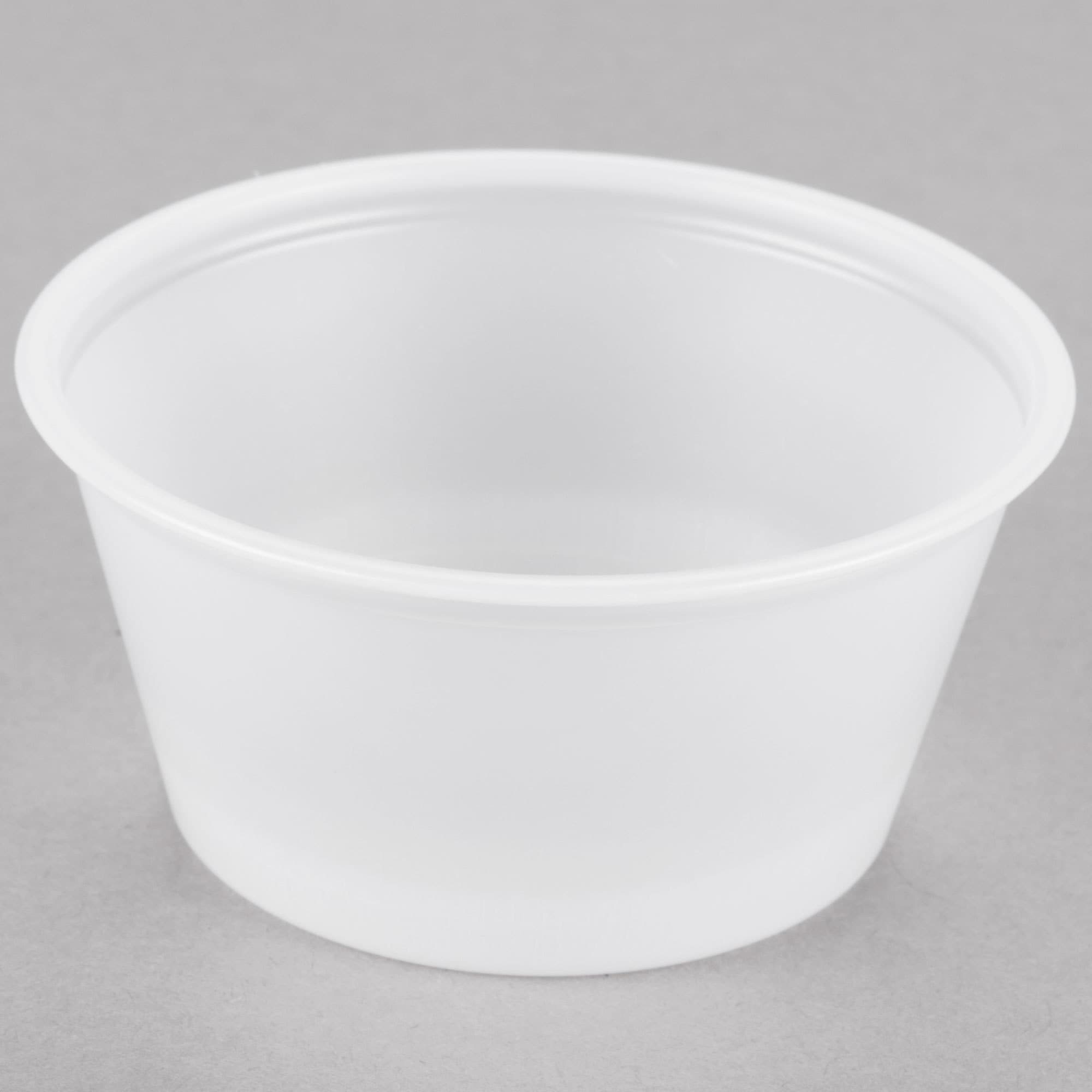 Solo P200N 2 oz. Translucent Polystyrene Souffle / Portion Cup - Image 4