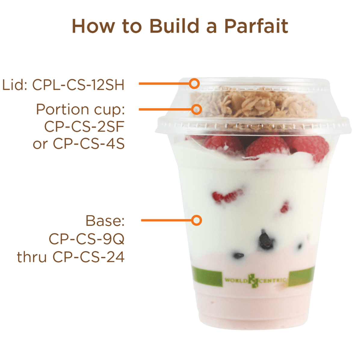 World Centric® 2 oz Clear PLA Flat Portion Cup - Image 3