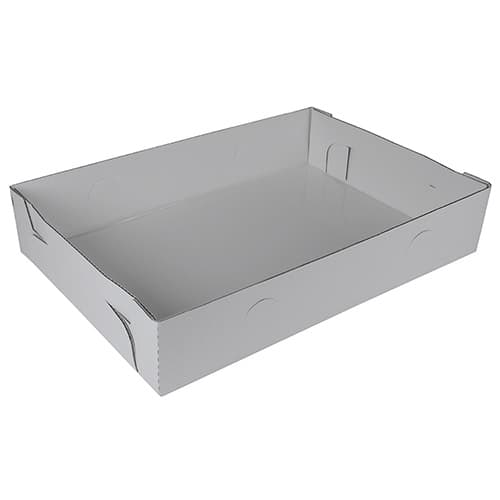 Southern Champion 26" x 18 1/16" x 5" White High Full Sheet Corrugated Cake / Bakery Box Bottom