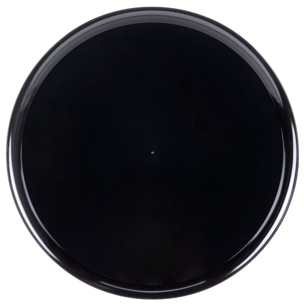 WNA Comet A718PBL25 Caterline 18" Black Round Serving Tray