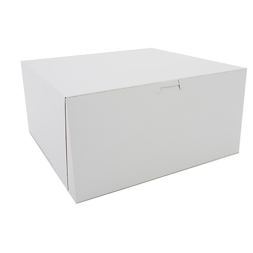 Southern Champion 12" x 12" x 6" White Non-Window Bakery Box