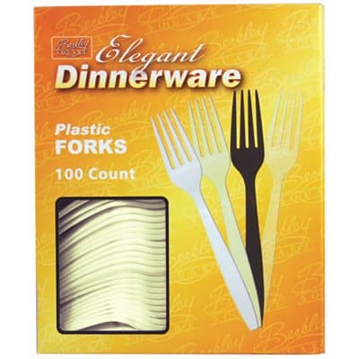 Berk Heavy Weight Almond Boxed Polystyrene Bulk Fork