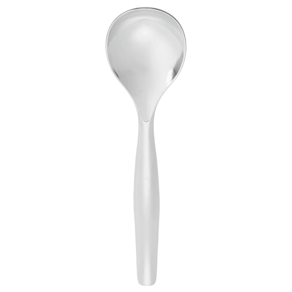 Sabert 10" Disposable Silver Plastic Serving Spoon