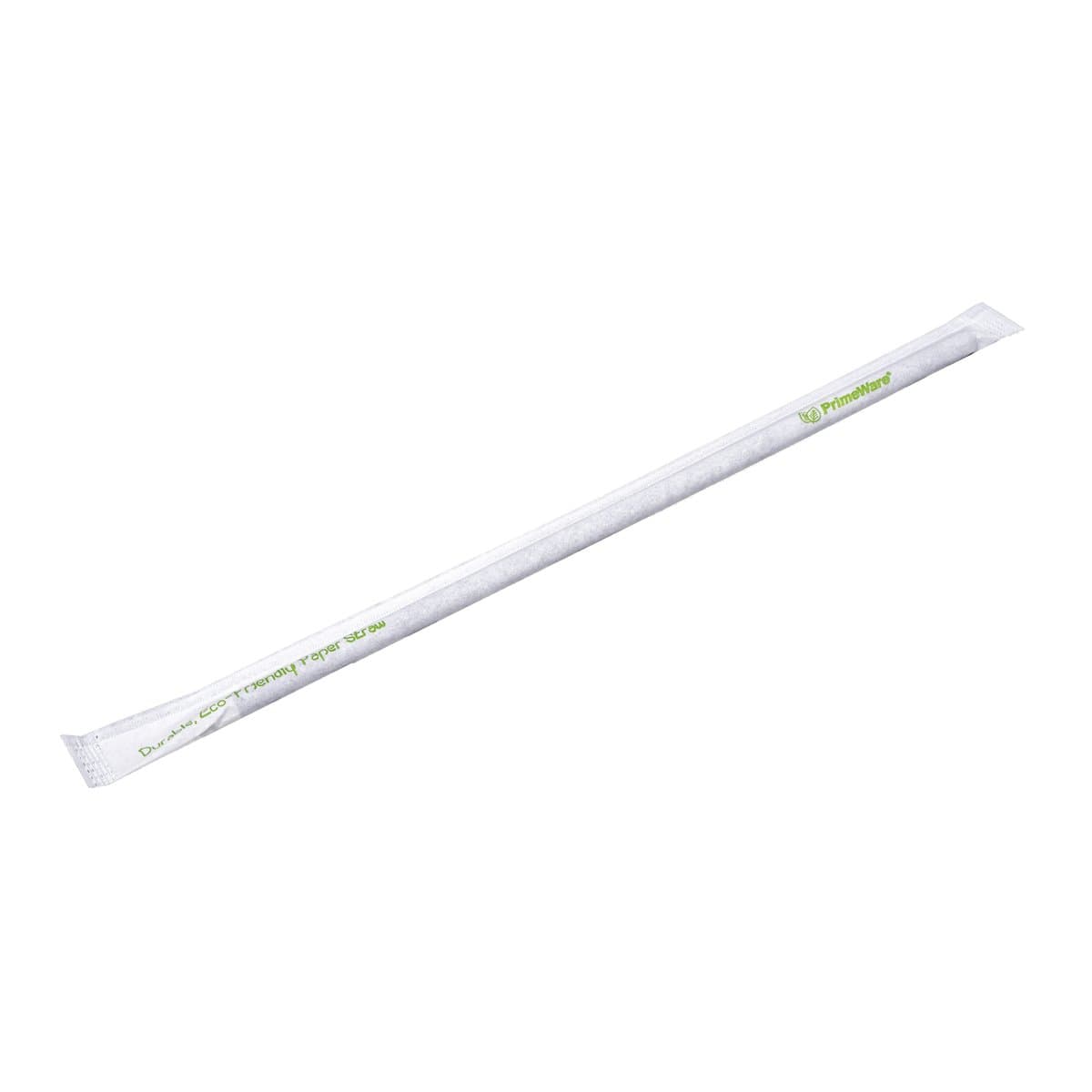 AmerCare Royal 7.75" Wrapped Black Paper Straw