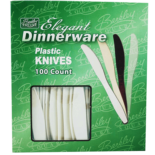 Berk Heavy Weight White Boxed Polystyrene Bulk Knives
